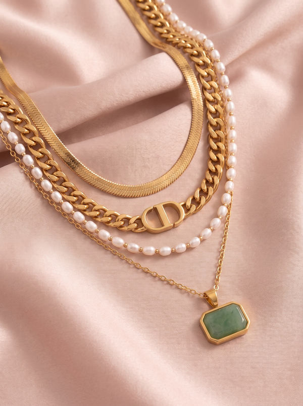 Isabelle Layered Necklace Set