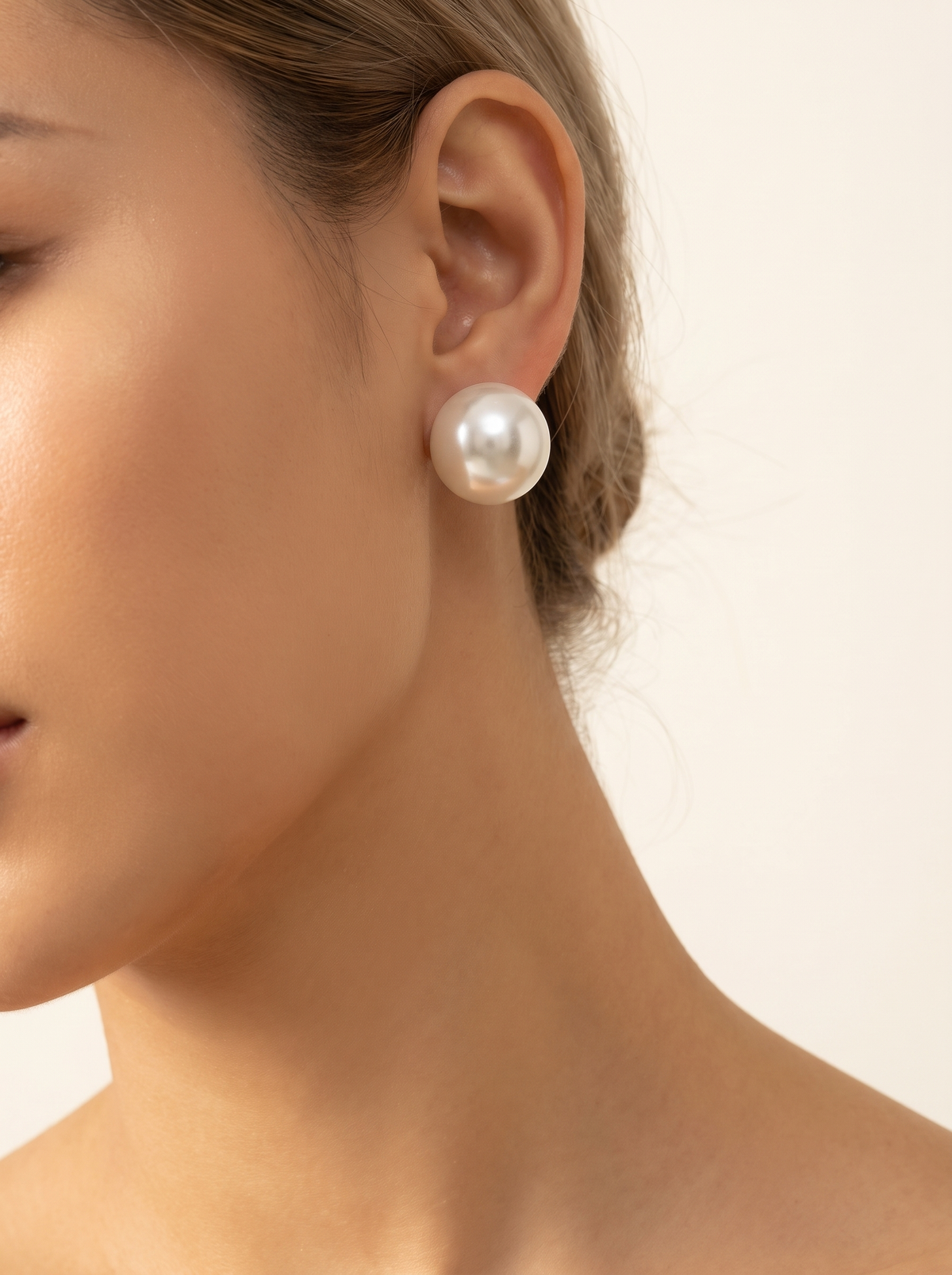 Lucienne Pearl Stud Earrings Multi 2