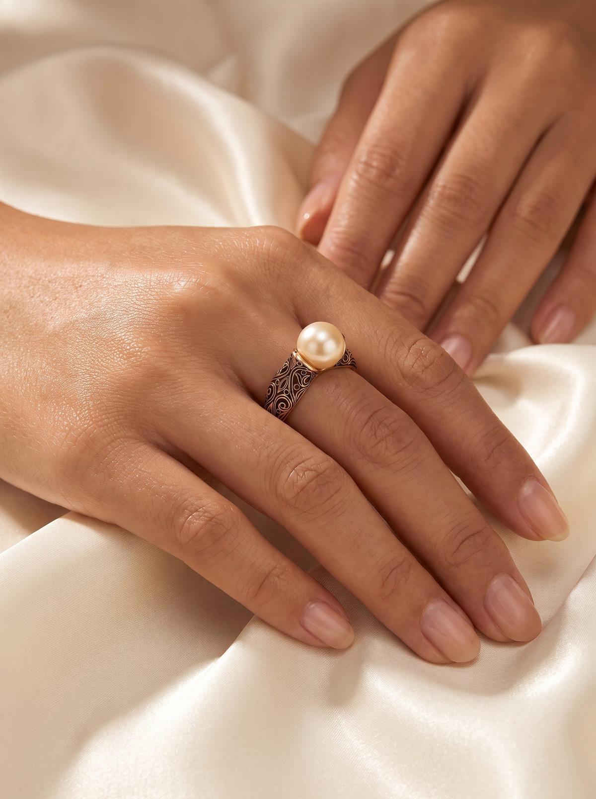 Kalista Pearl Gold Ring 2