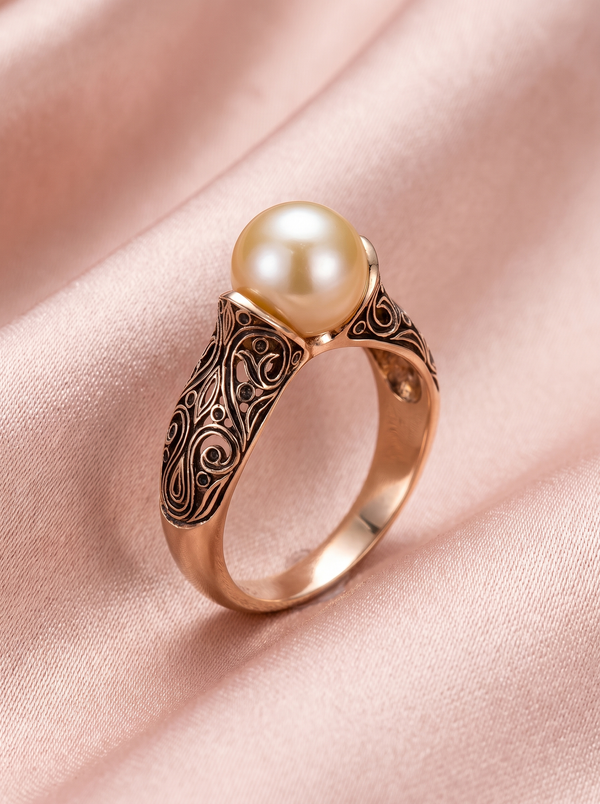 Kalista Pearl Gold Ring