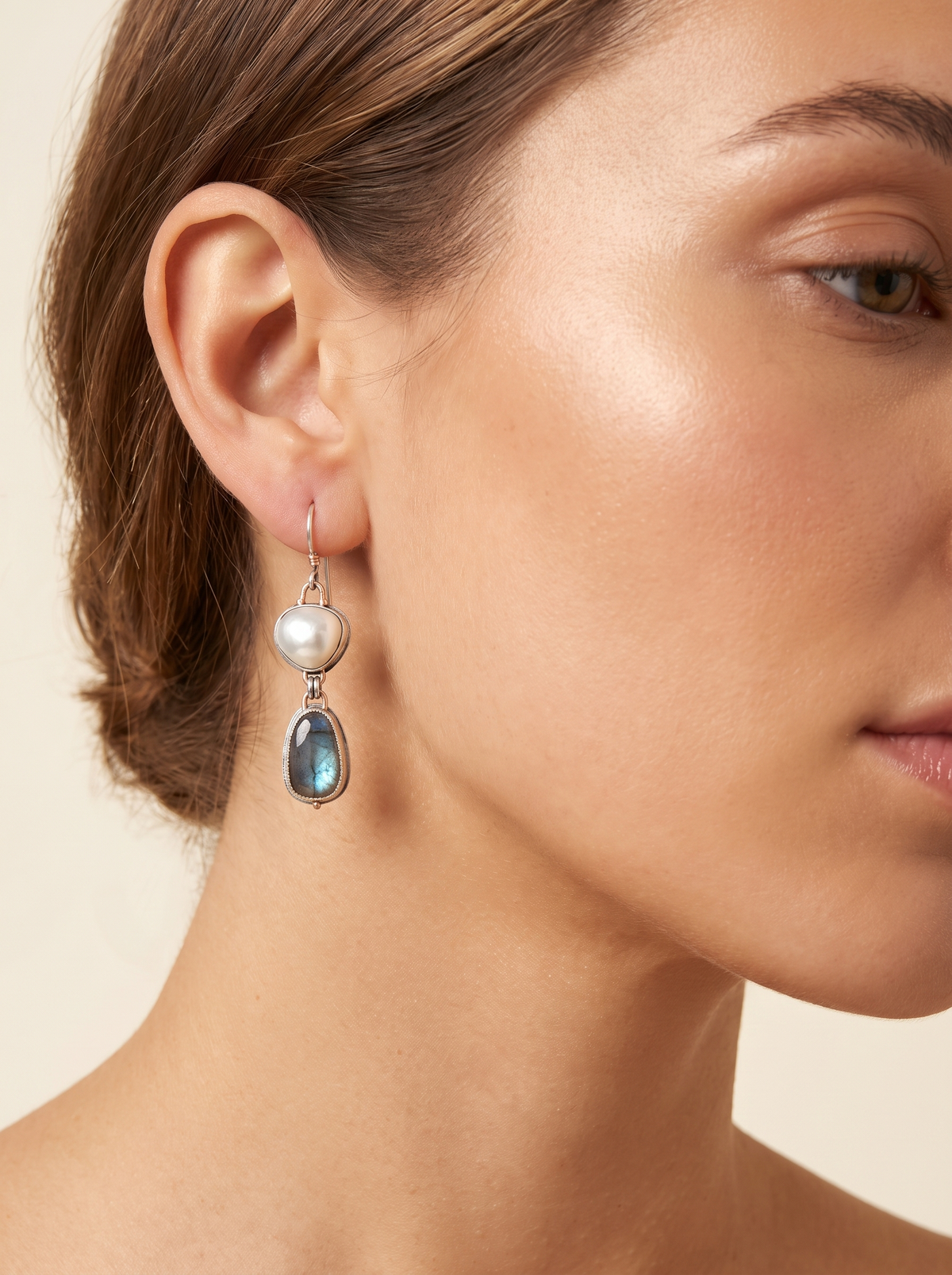 Briony Pearl Drop Earrings 2