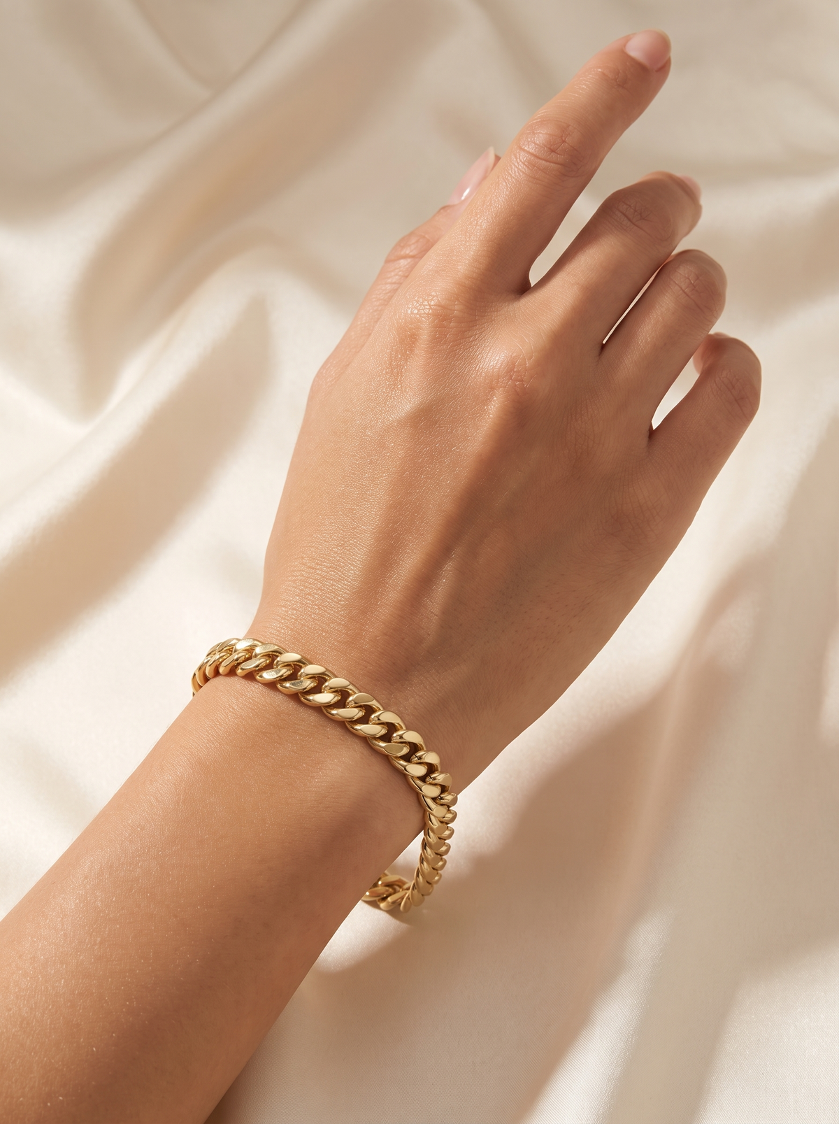 Margot Gold Cuban Link Bracelet 2
