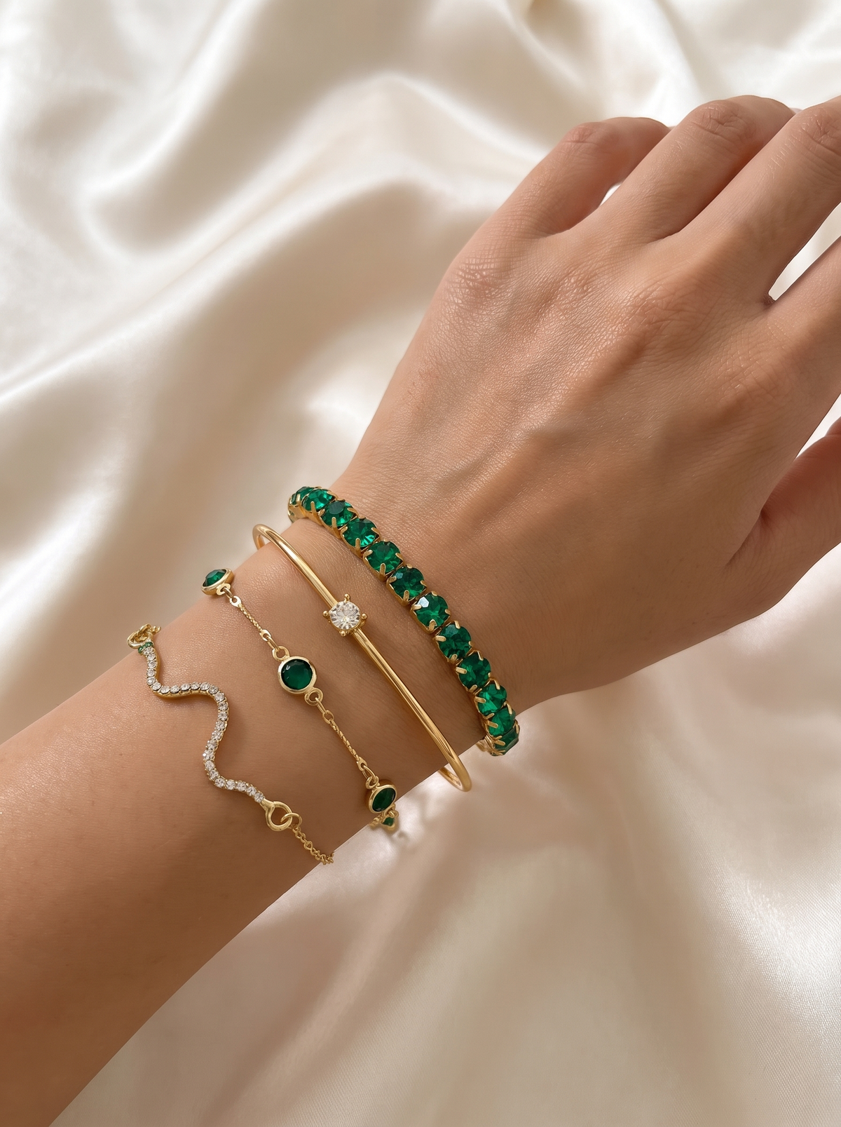 Sorina Gold Bracelet Set Gold 2