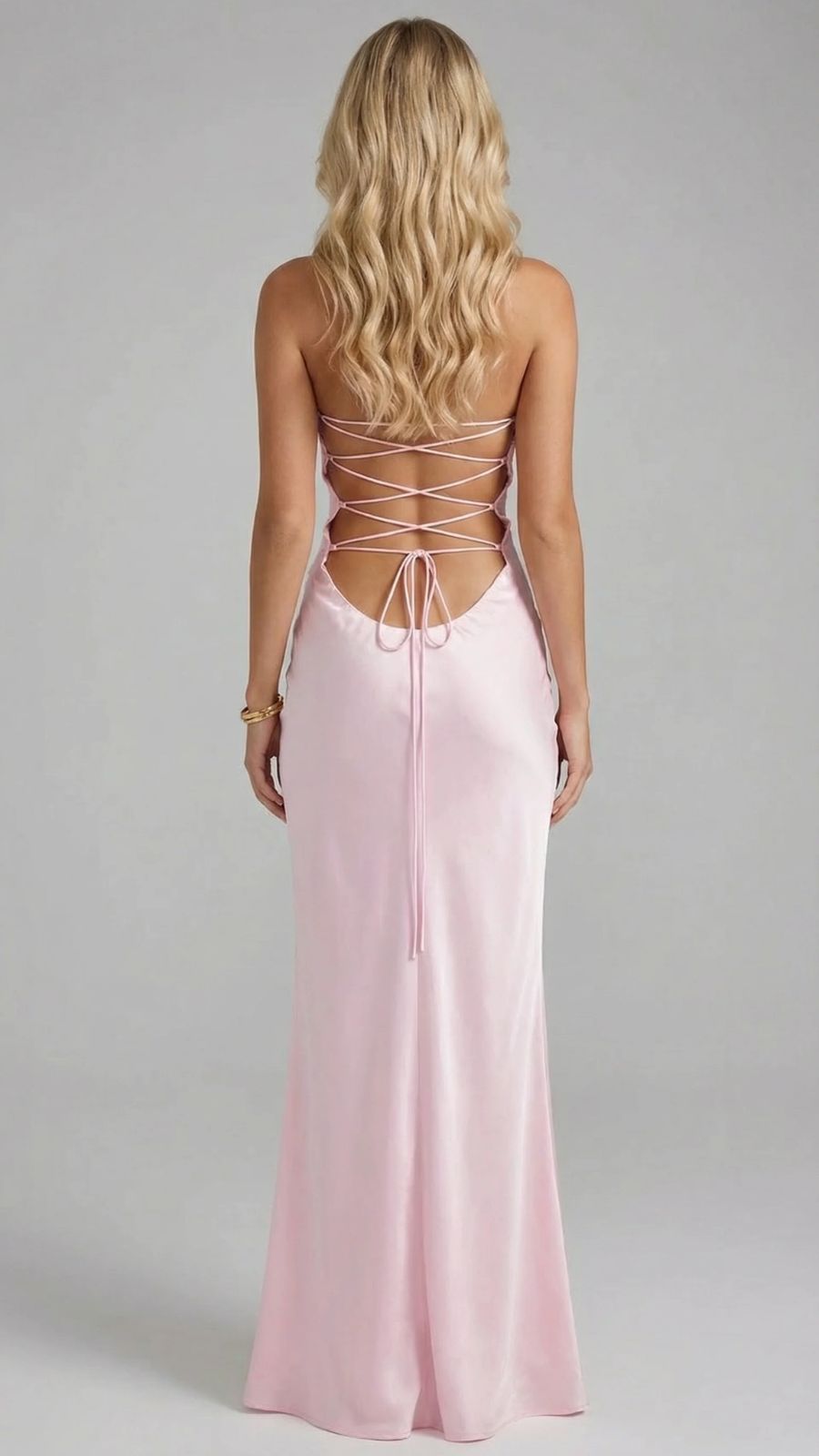Jade Sequin Maxi Dress Pink 3