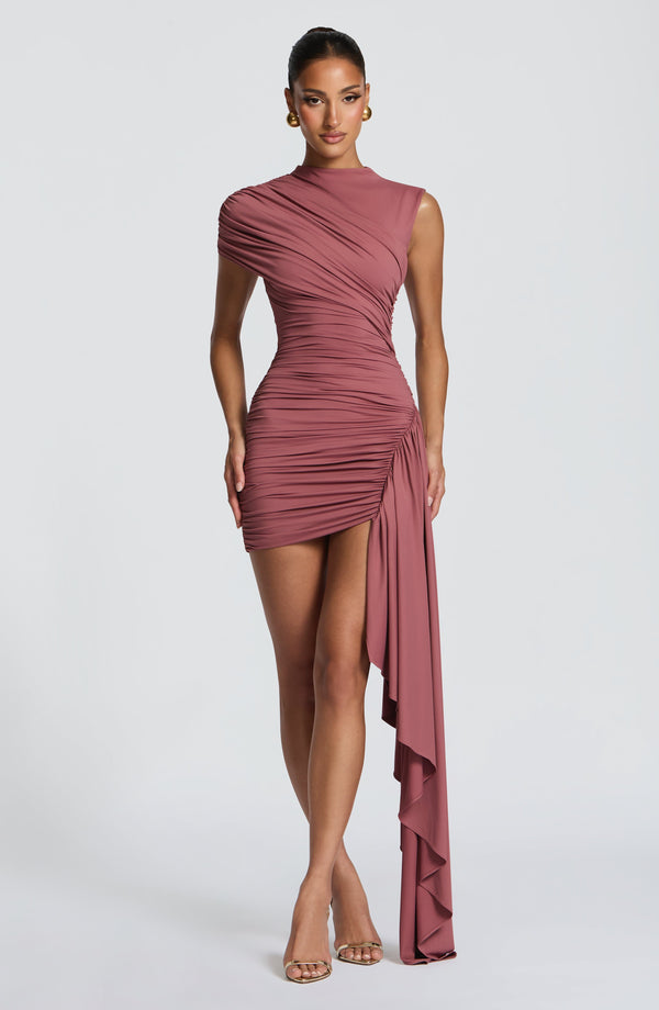 Marnie Plum Mini Dress