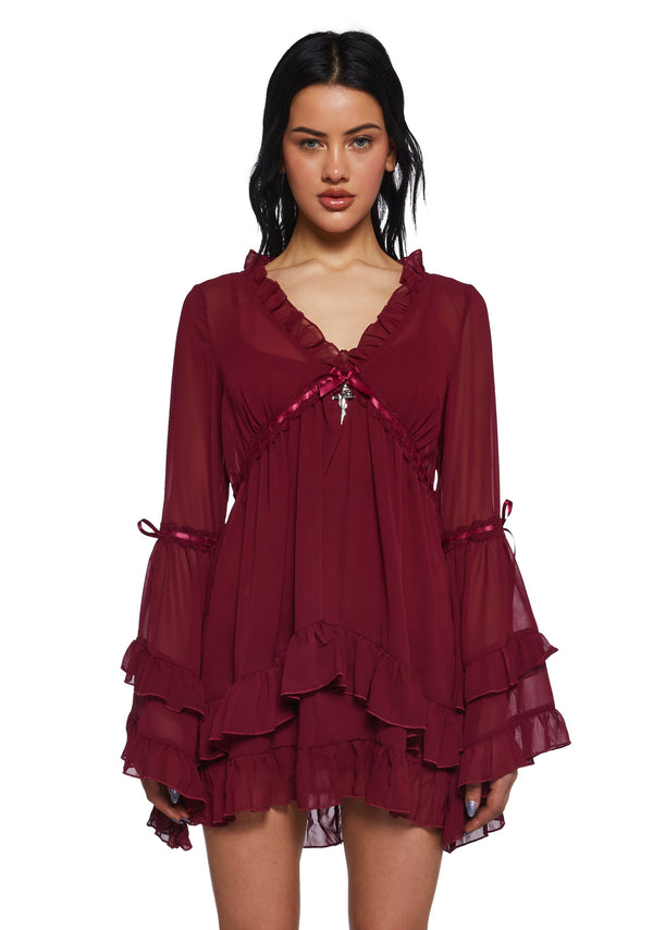 Divinity Velvet Mini Dress
