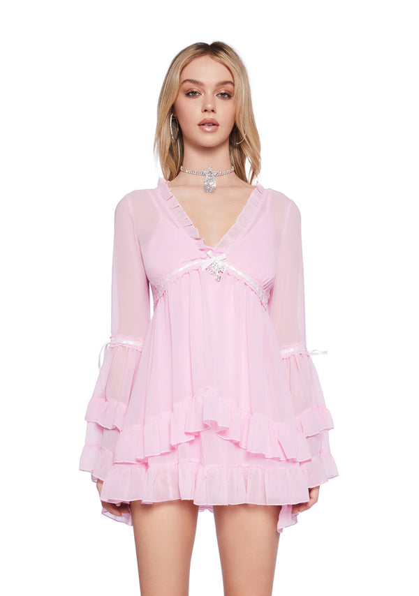 Divinity Velvet Mini Dress