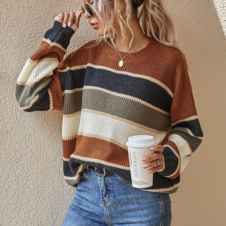 Bella Oversized Knit Sweater Cream 1