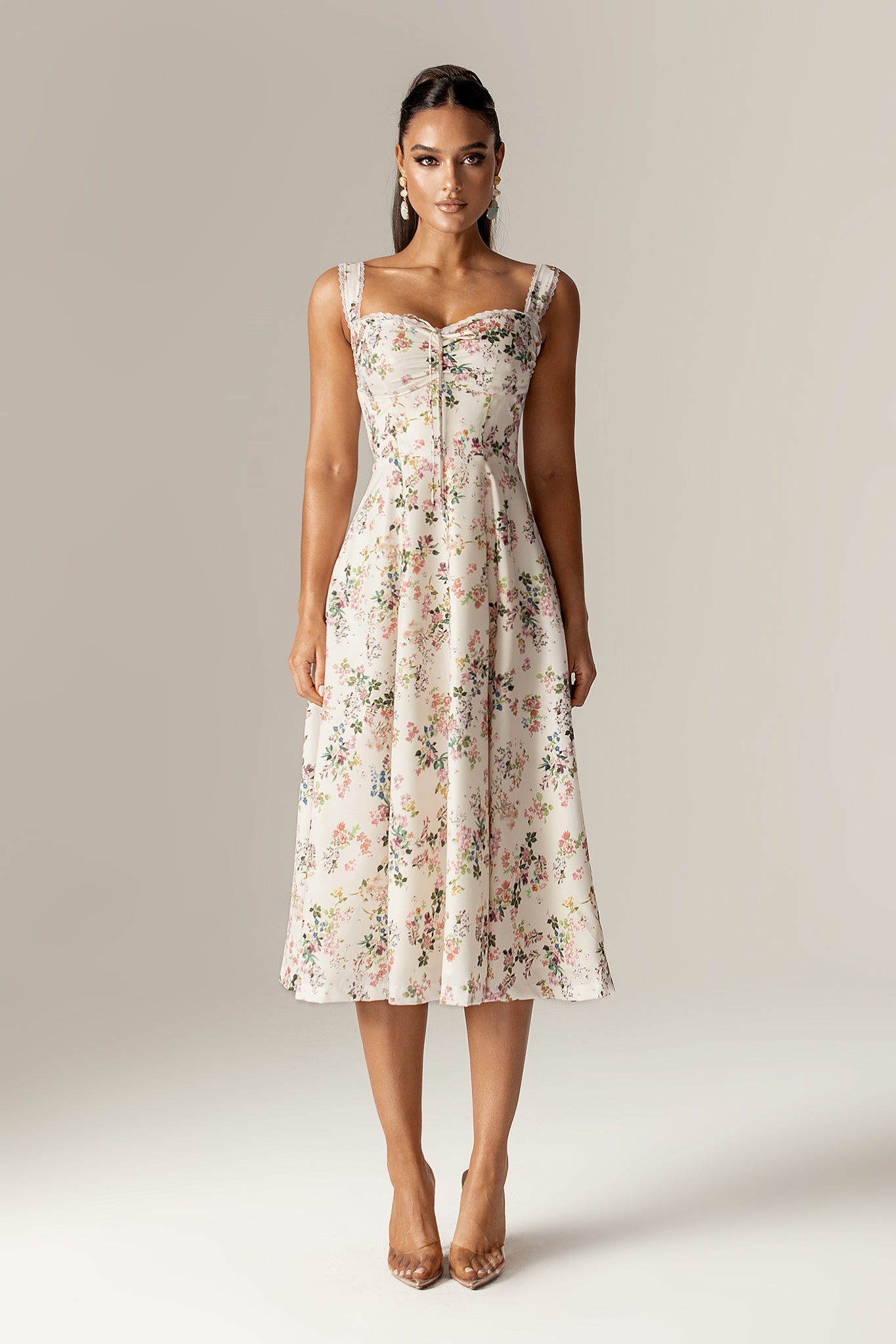 Kisha Floral Midi Dress 2
