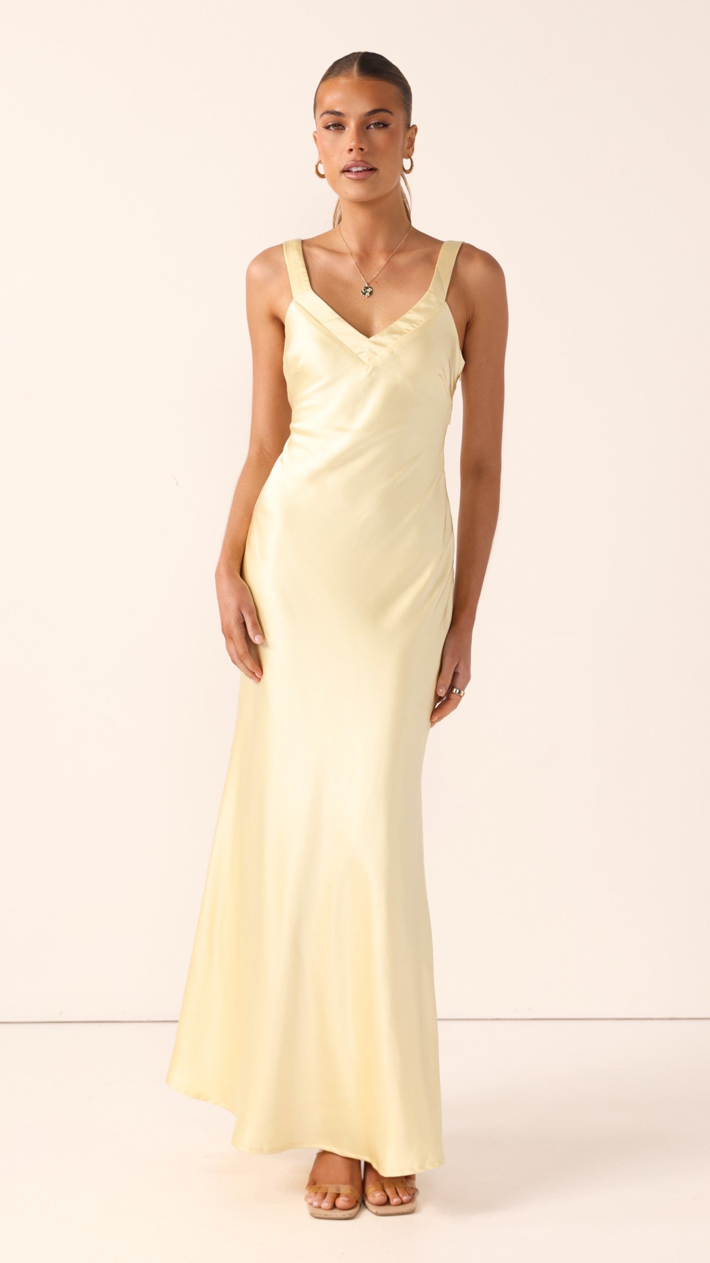 Andie Olive Maxi Dress Yellow 10