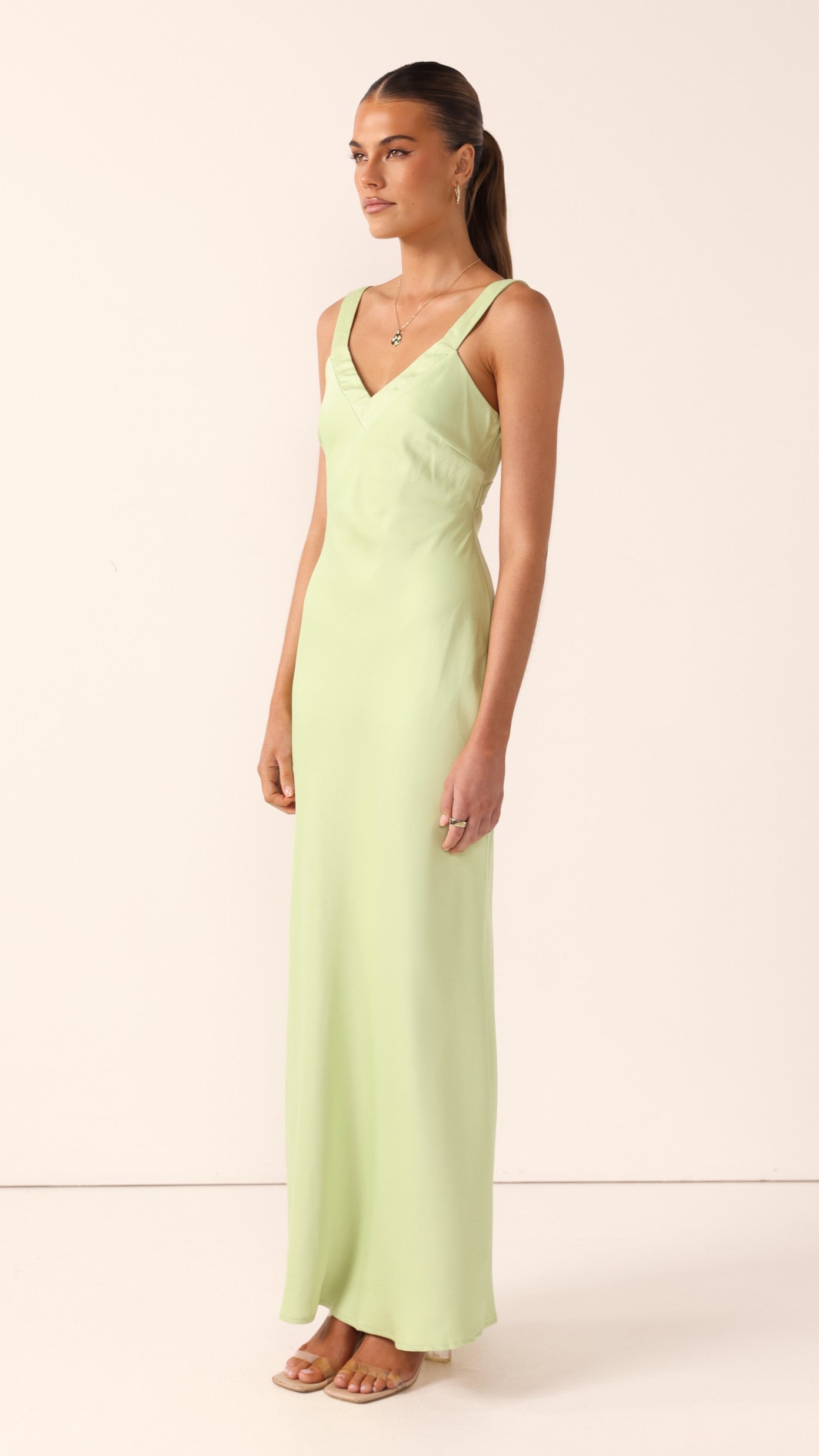 Andie Olive Maxi Dress Key Lime 7