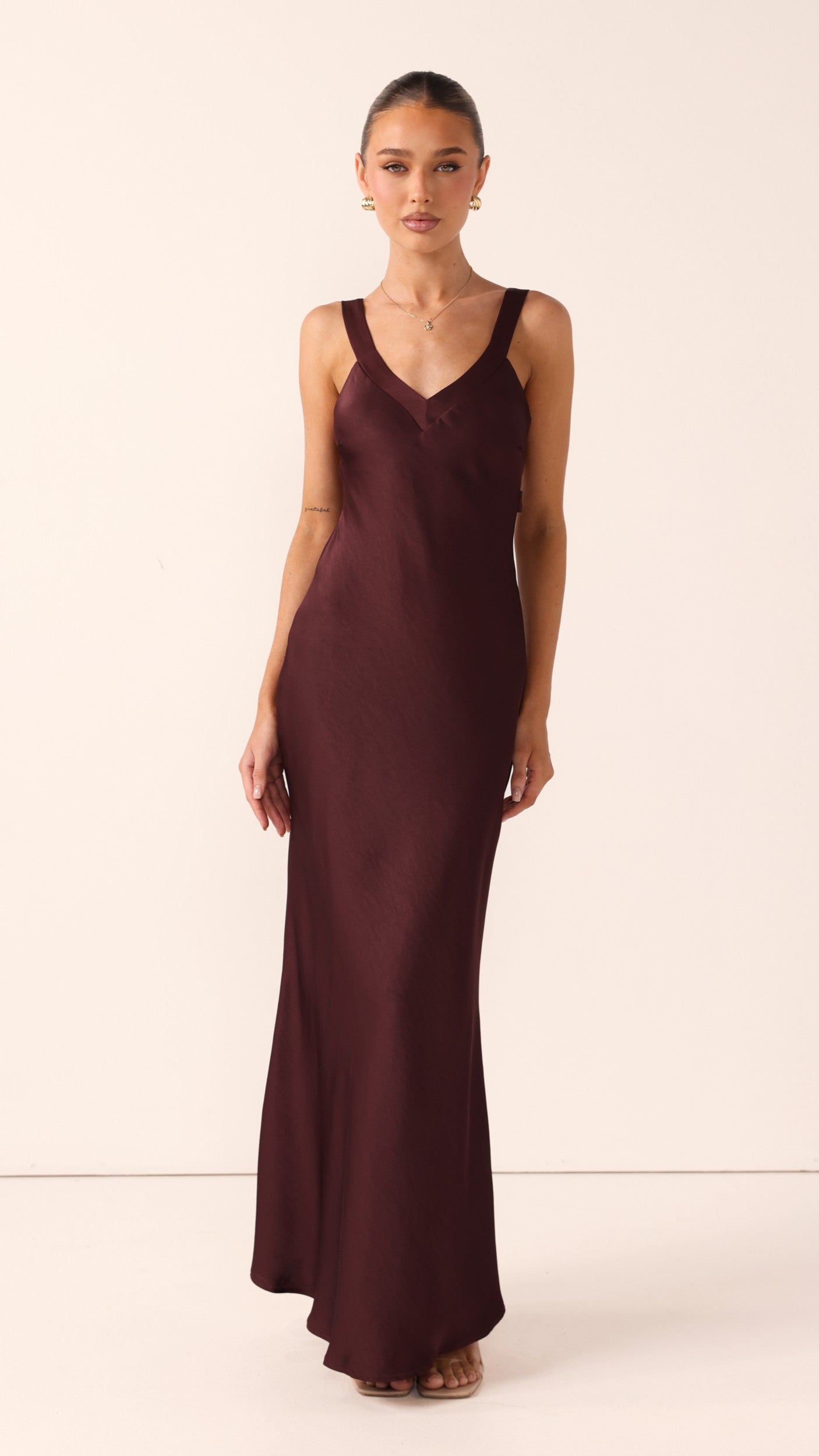 Andie Olive Maxi Dress Chocolate 9