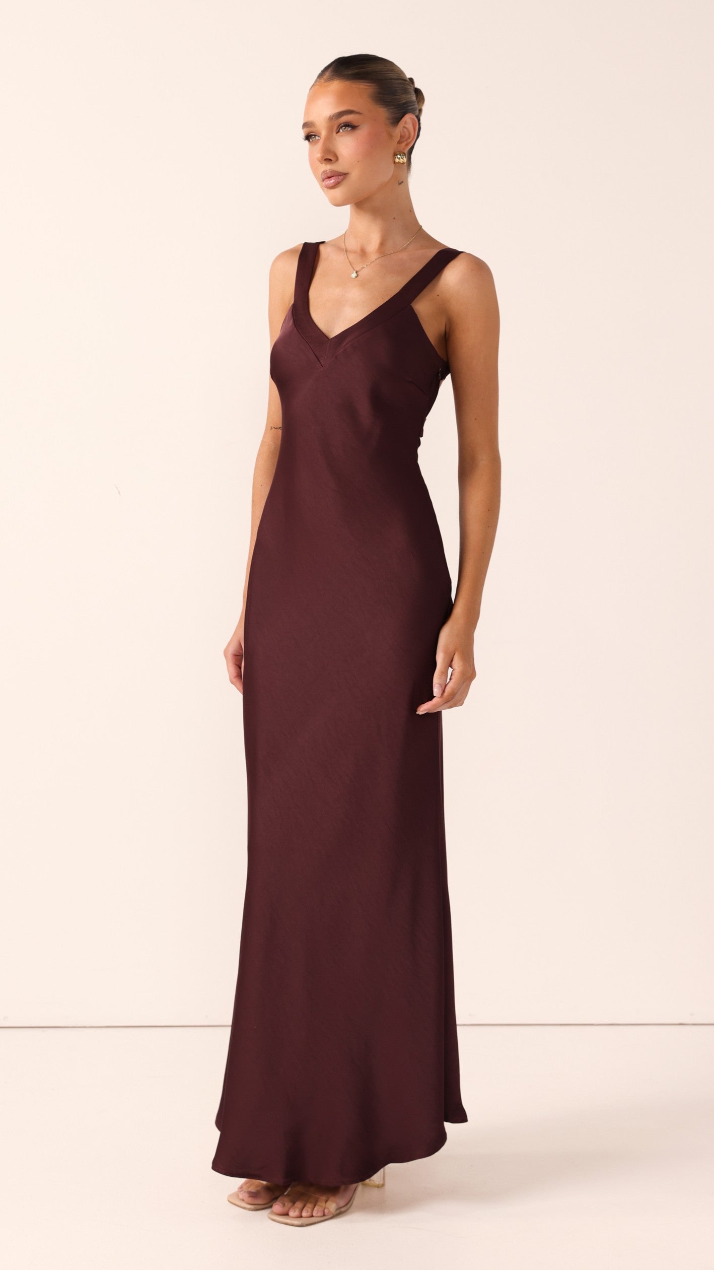 Andie Olive Maxi Dress Chocolate 10