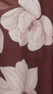 Skye Floral Maxi Dress in Chocolate Chocolate/White Floral 7