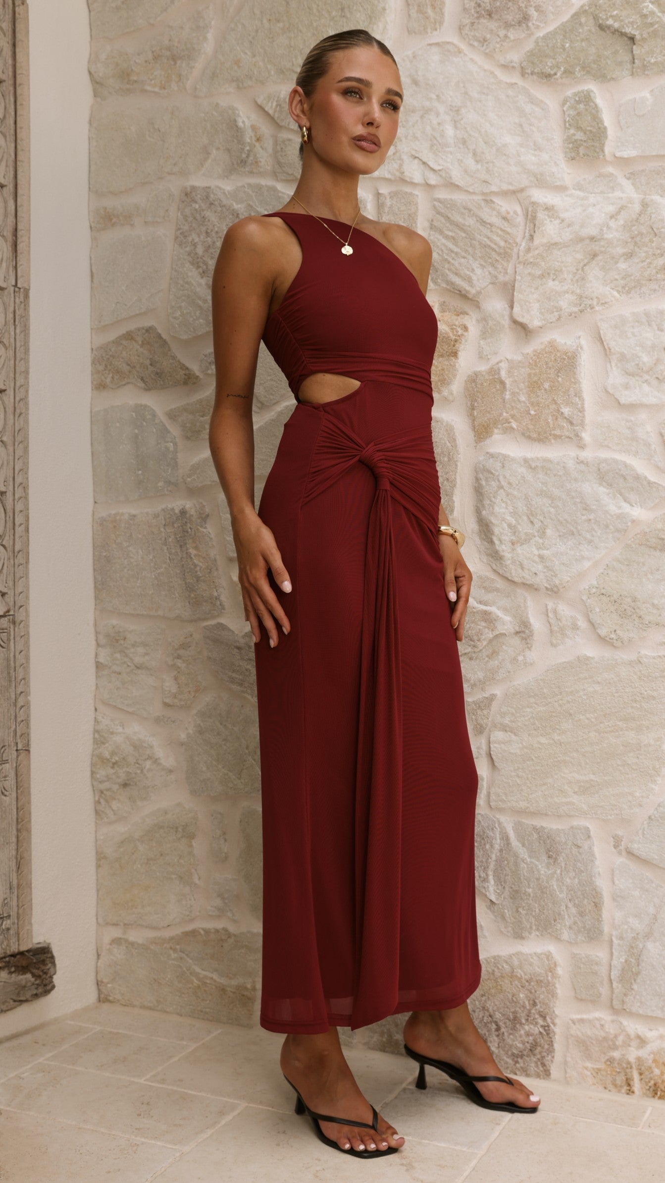 Kourt Maxi Dress in Periwinkle Cherry 3