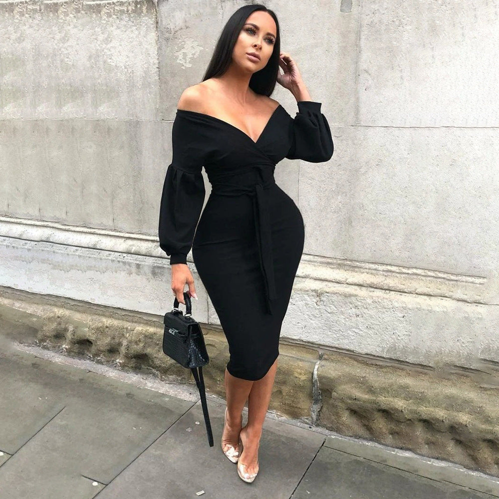 Margot Off-Shoulder Bodycon Dress Multi 9