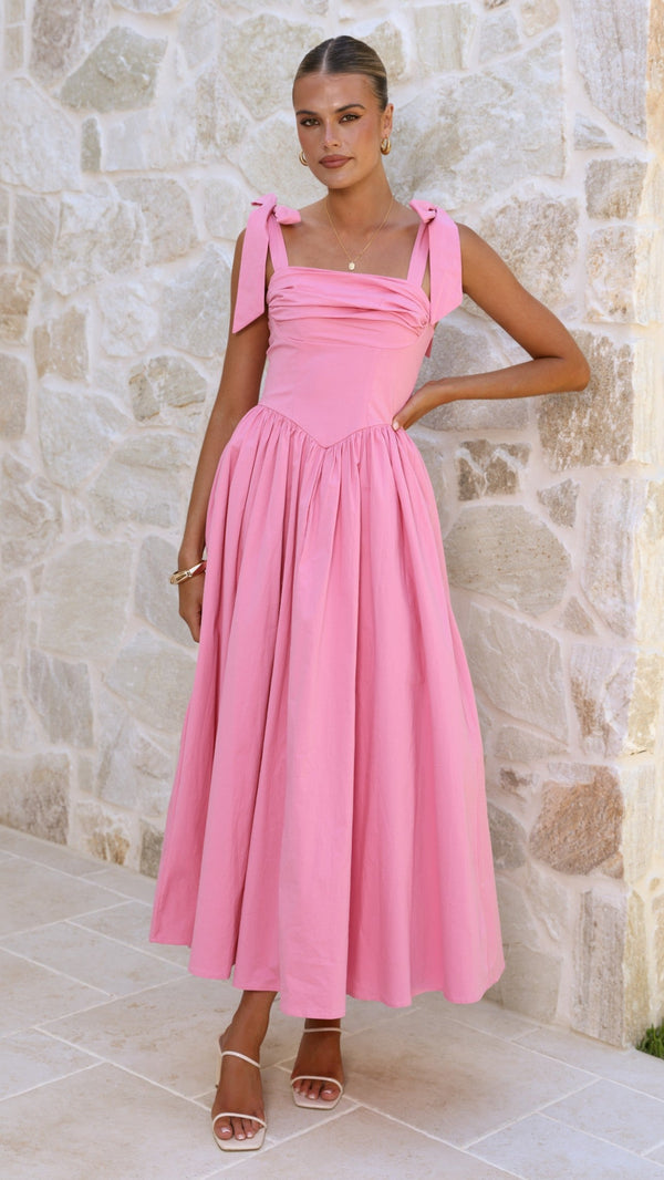 Haisley Pink Maxi Dress