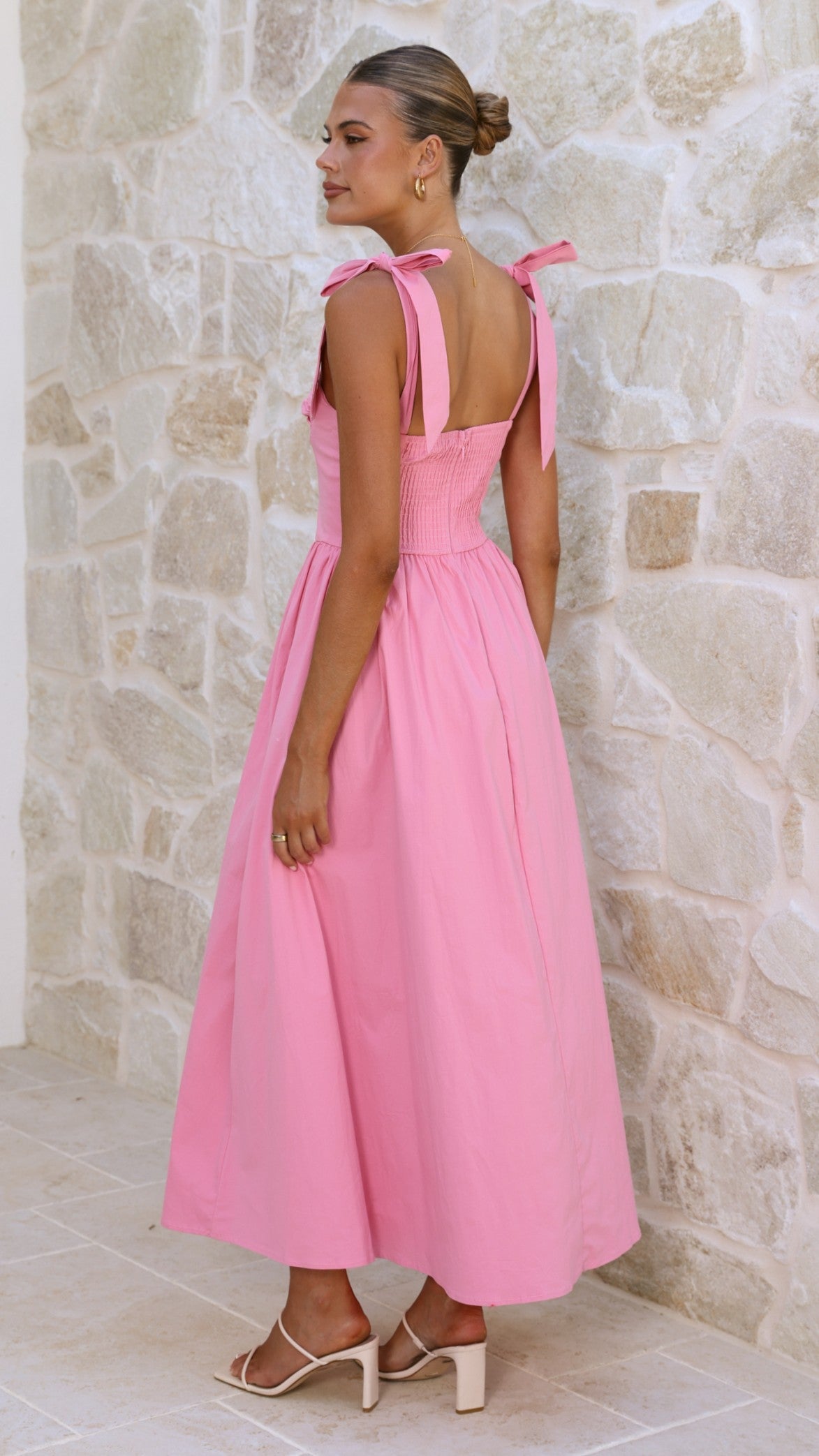 Haisley Pink Maxi Dress Pink 2