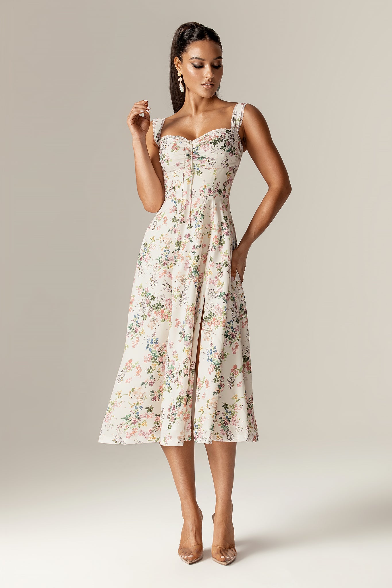 Kisha Floral Midi Dress 1