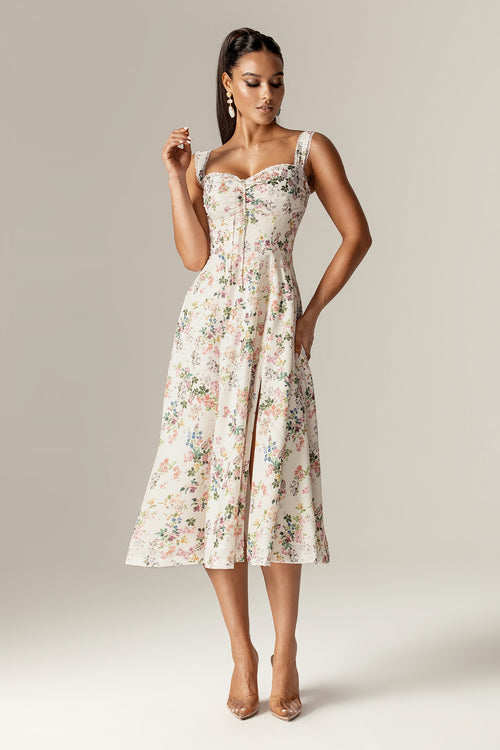 Kisha Floral Midi Dress 1
