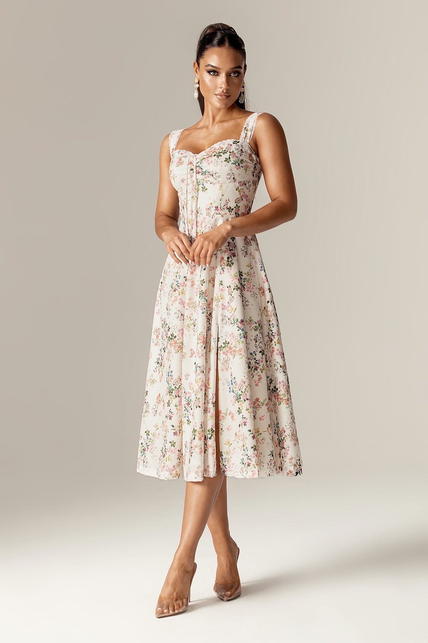 Kisha Floral Midi Dress 4