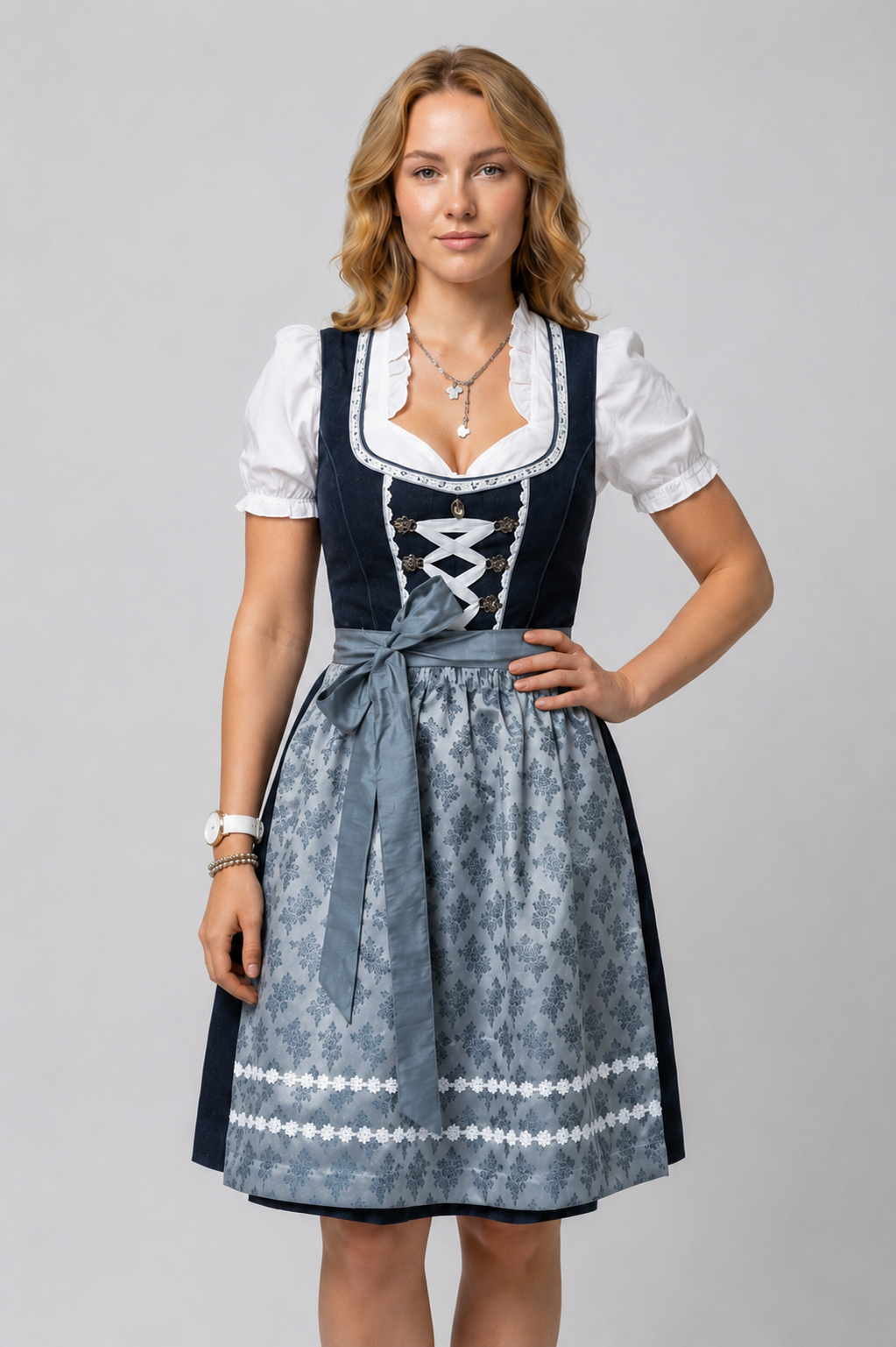 Giselle Dirndl Midi Dress Multi 6