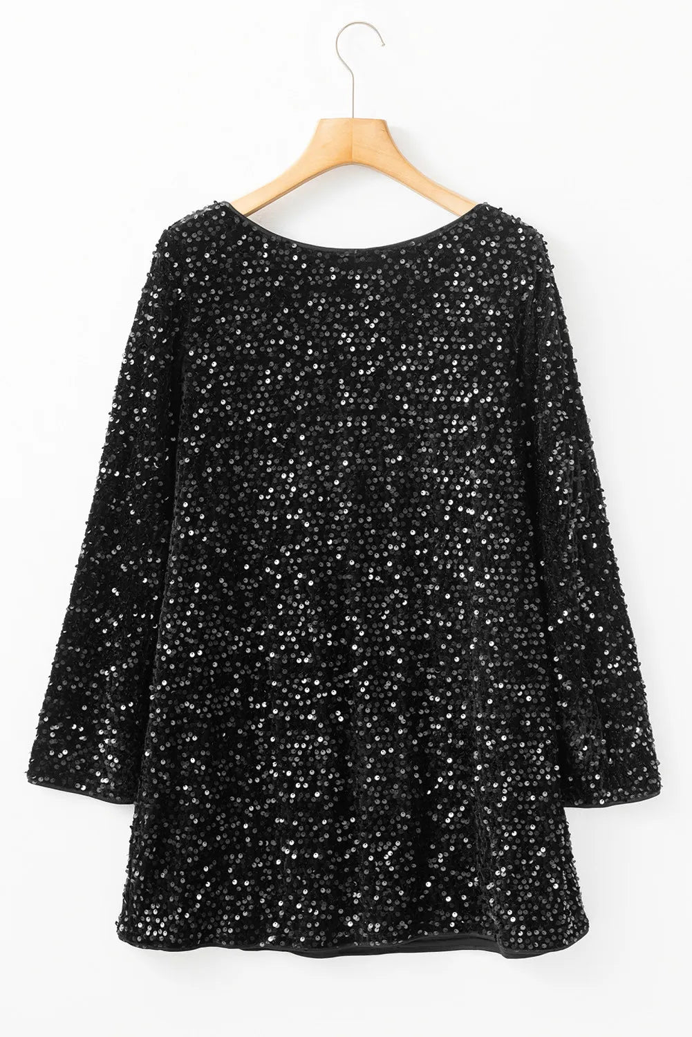 Celestine Sequin Mini Dress Black 5