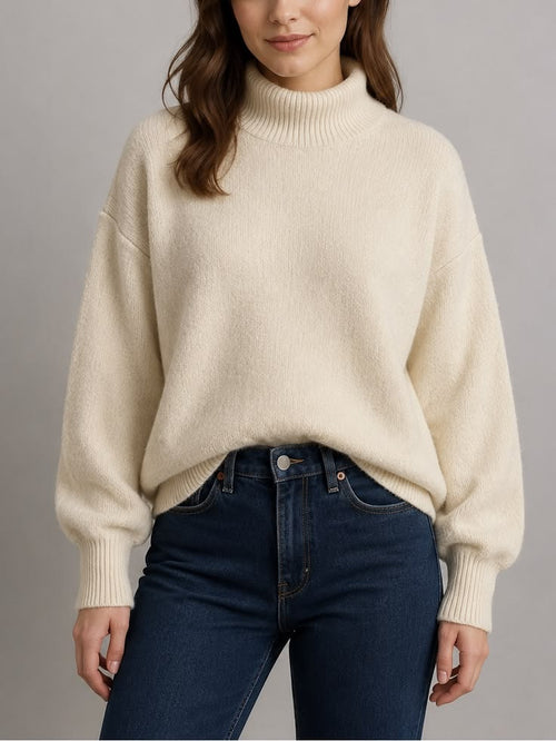 Ivory Knit Sweater Ivory 1