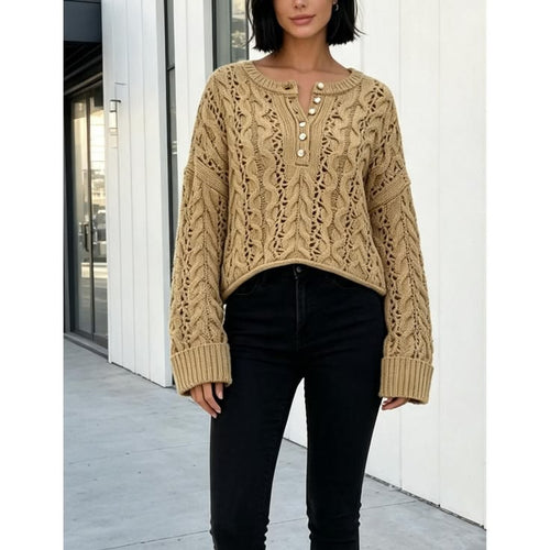 Margot Cable Knit Sweater Multi 1