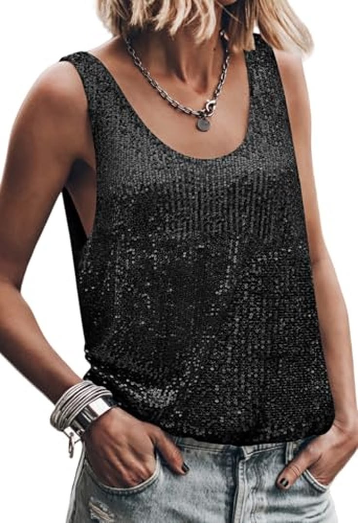 Celeste Sequin Camisole Tank Multi 1