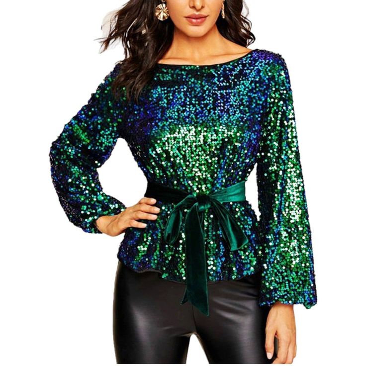 Evangeline Sequin Sweatshirt Multi 1