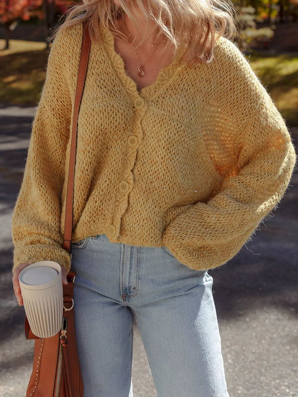 Ophelia Scallop Cardigan