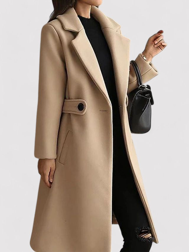 Skyler Belted Coat Brown 4