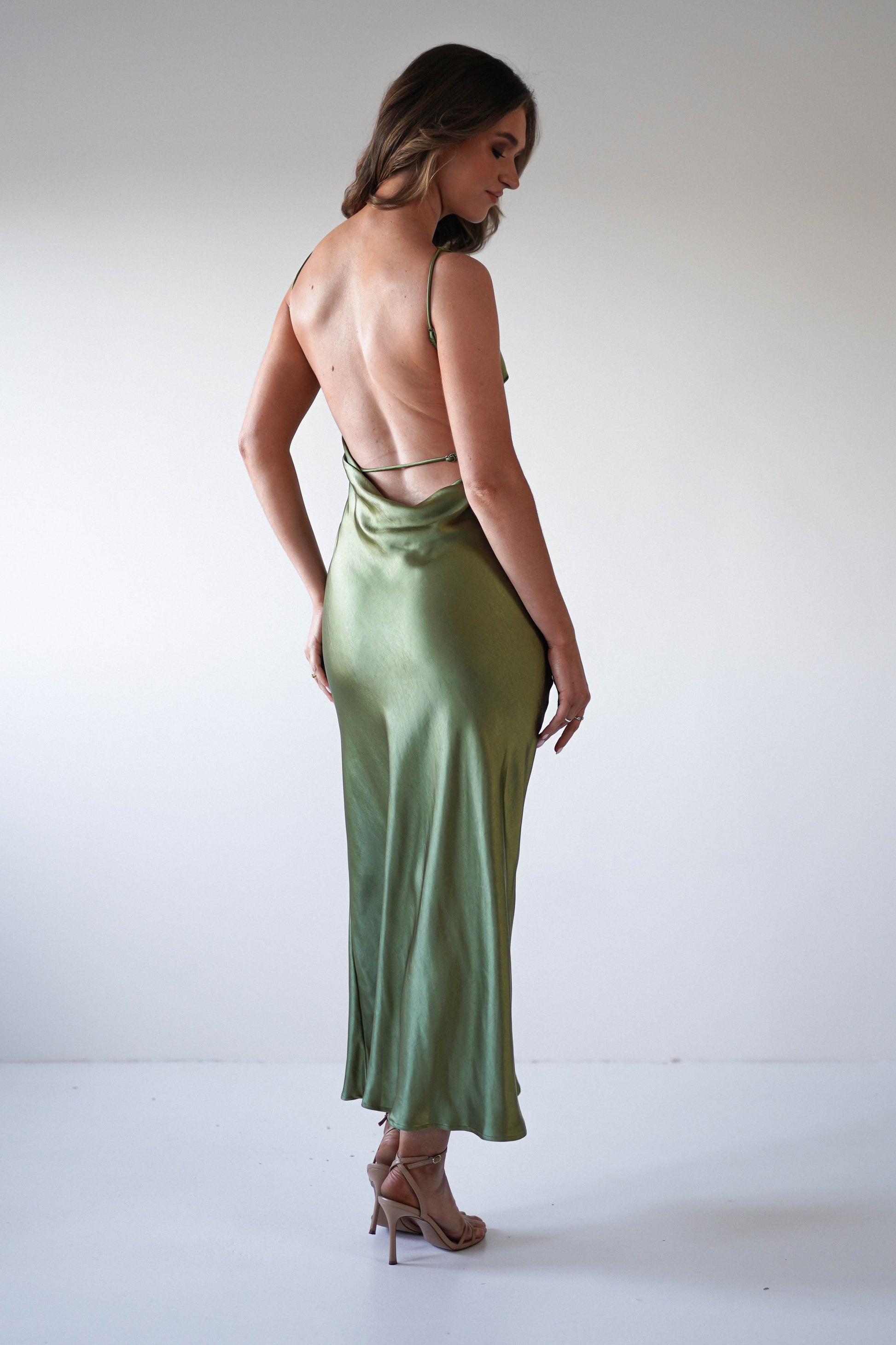 Bayleigh Satin Maxi Dress 3