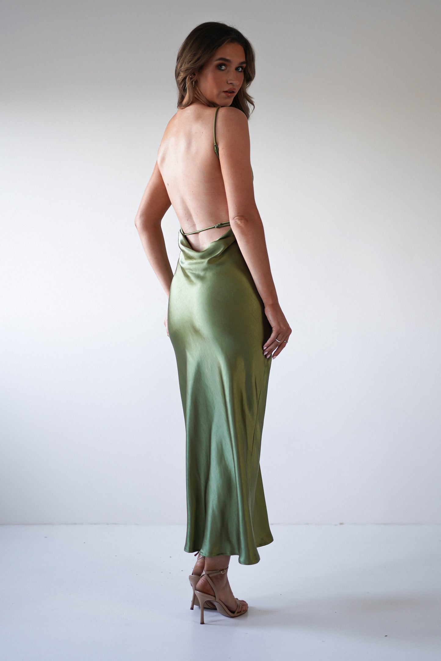 Bayleigh Satin Maxi Dress 7