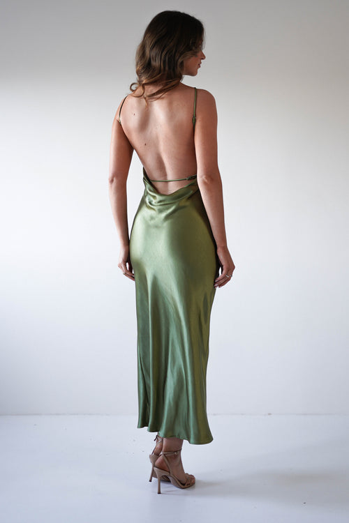Bayleigh Satin Maxi Dress 1