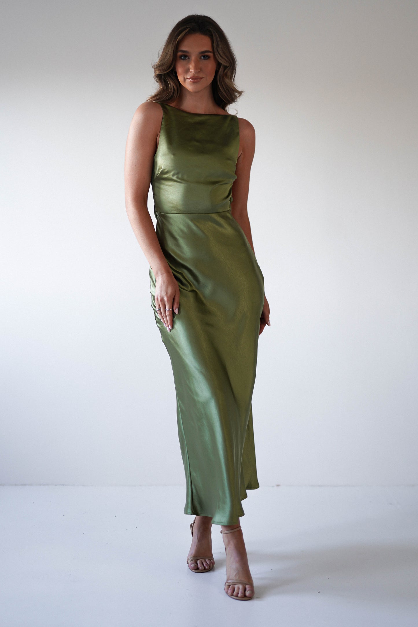 Bayleigh Satin Maxi Dress 2