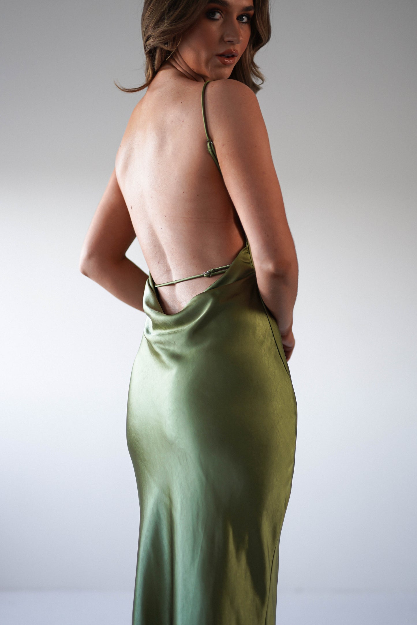 Bayleigh Satin Maxi Dress 5