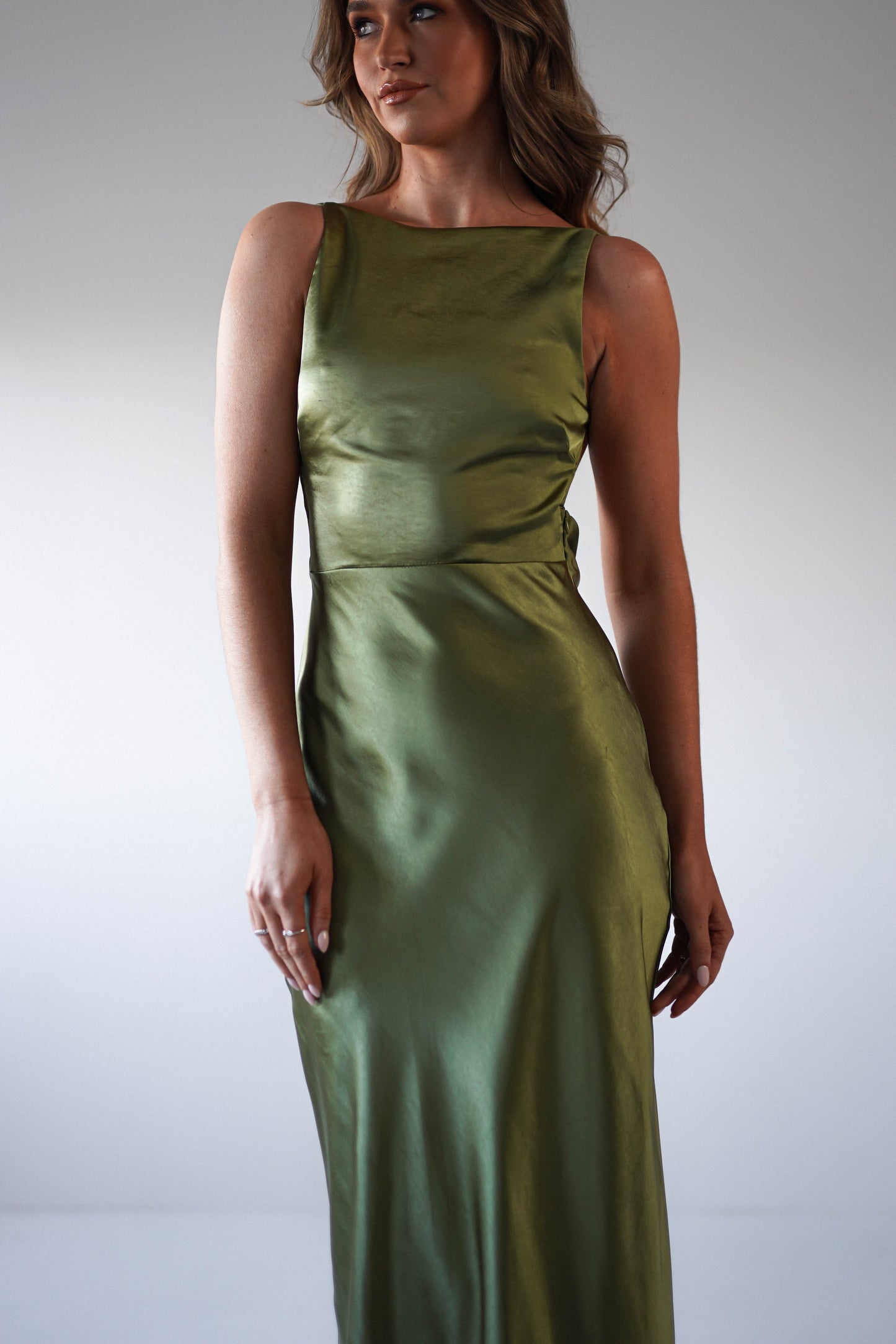 Bayleigh Satin Maxi Dress 4