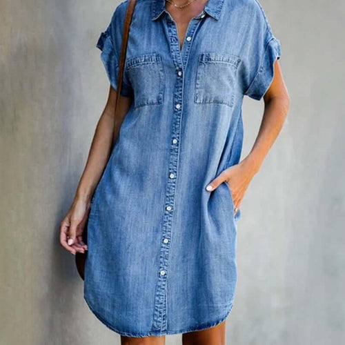 Isabelle Denim Shirt Dress Multi 1