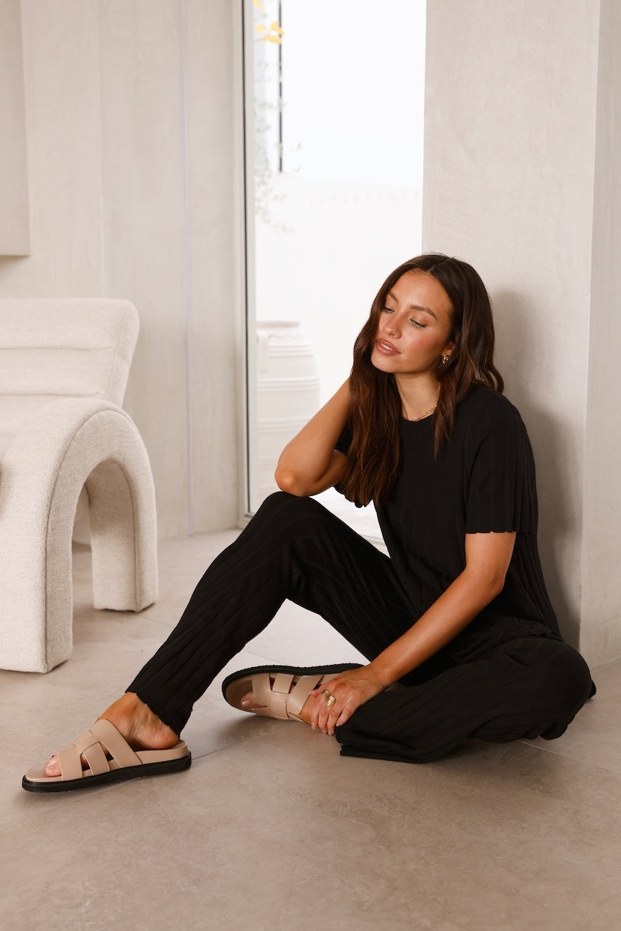 Kaia Knit Top in Black Black 7