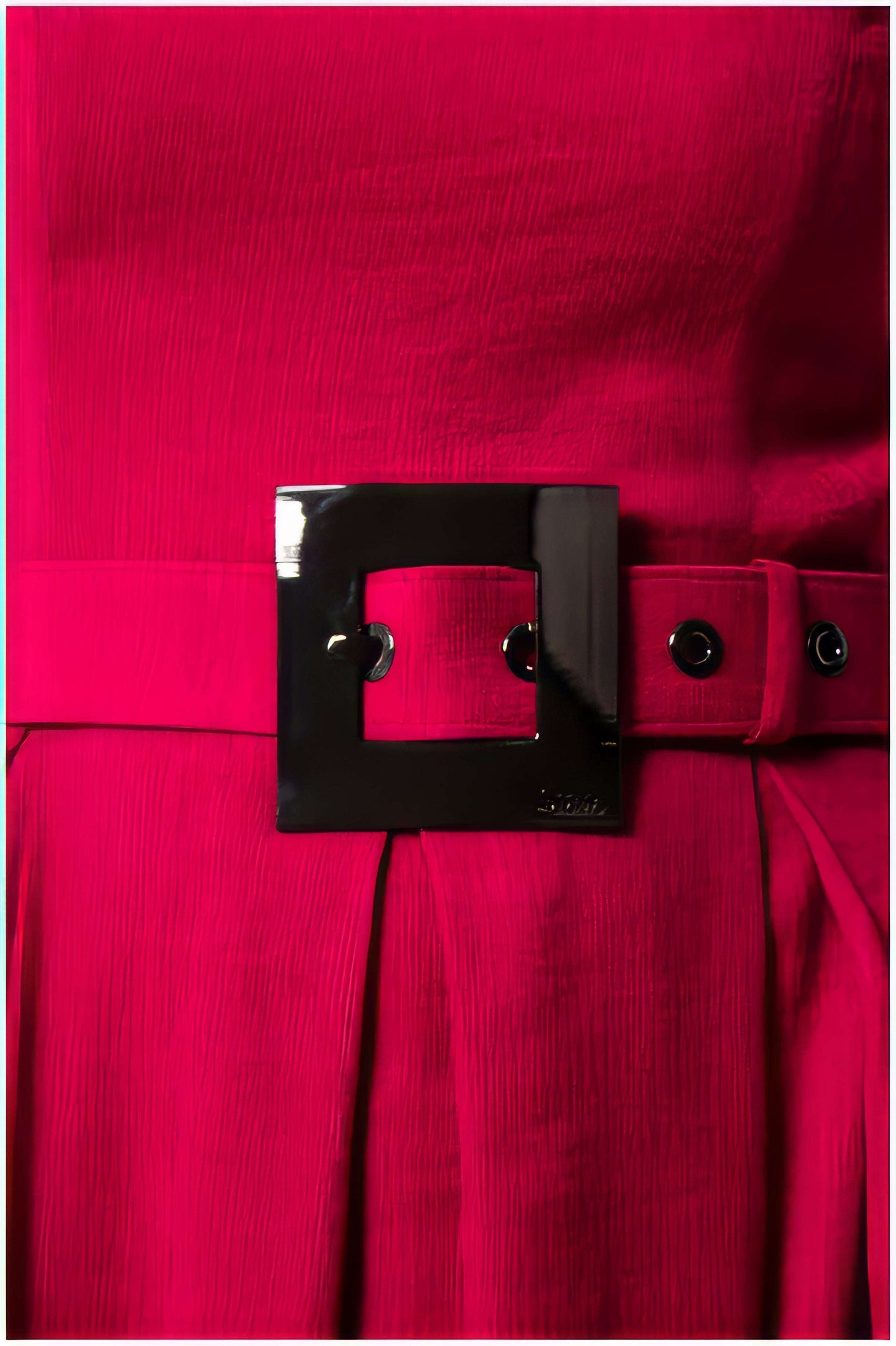 Valentina Belted A-Line Midi Dress 4