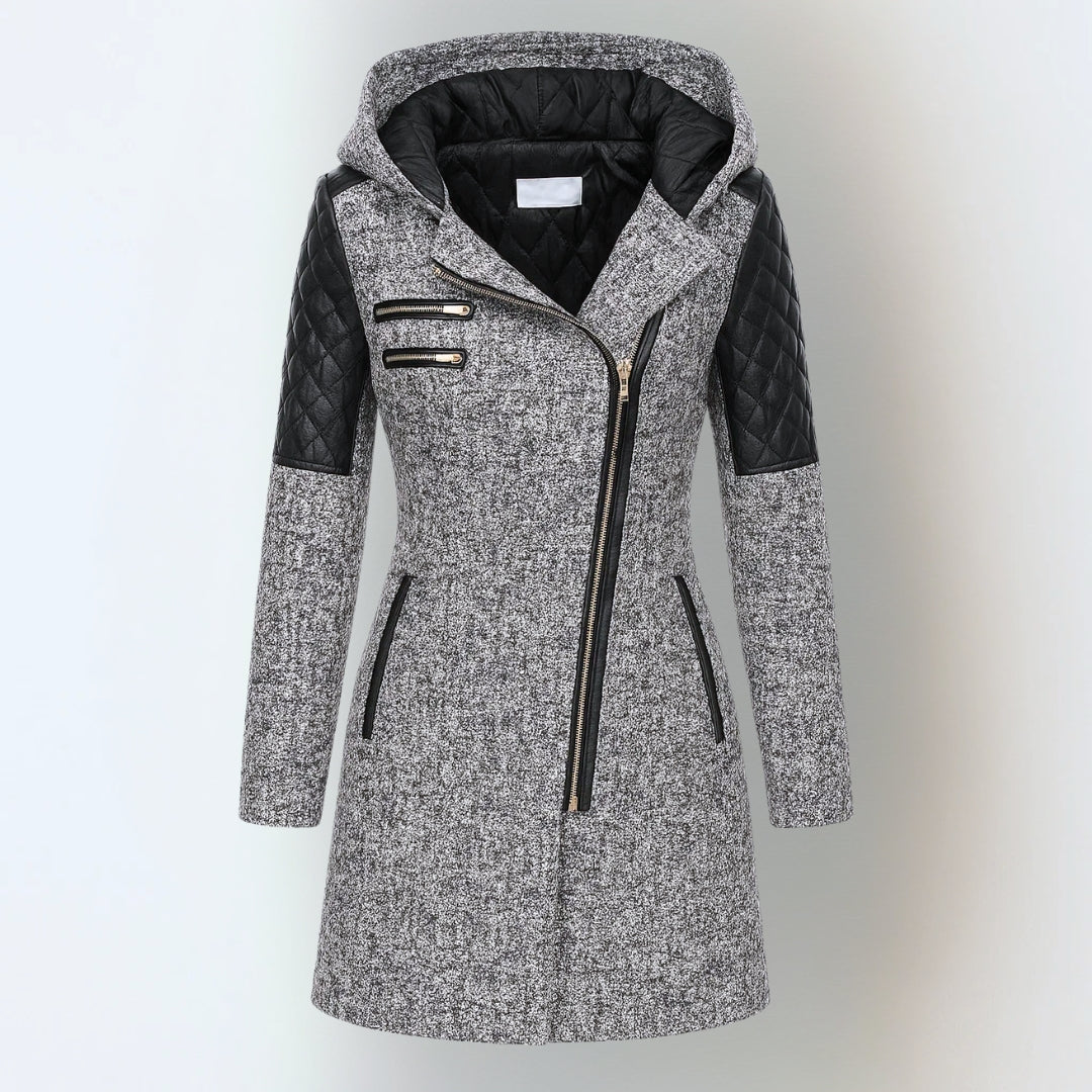 Primrose Quilted Winter Jacket Dark grey 1