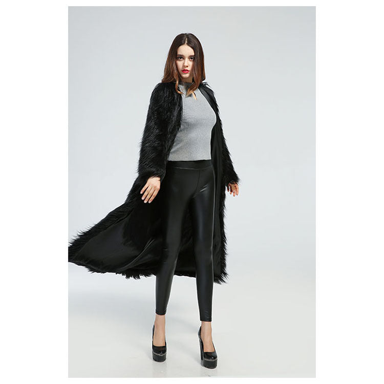 Rosalie Faux Fur Midi Dress Multi 4