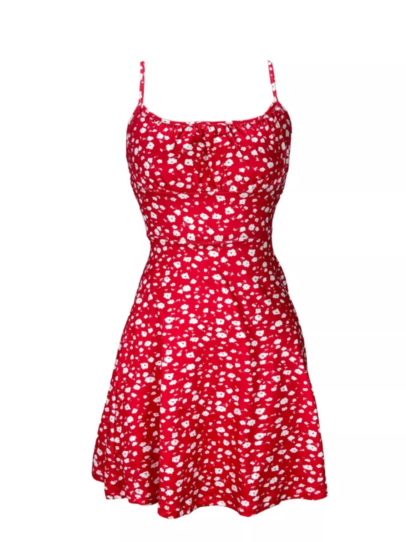 Margot Floral Tie-Strap Mini Dress Black 9