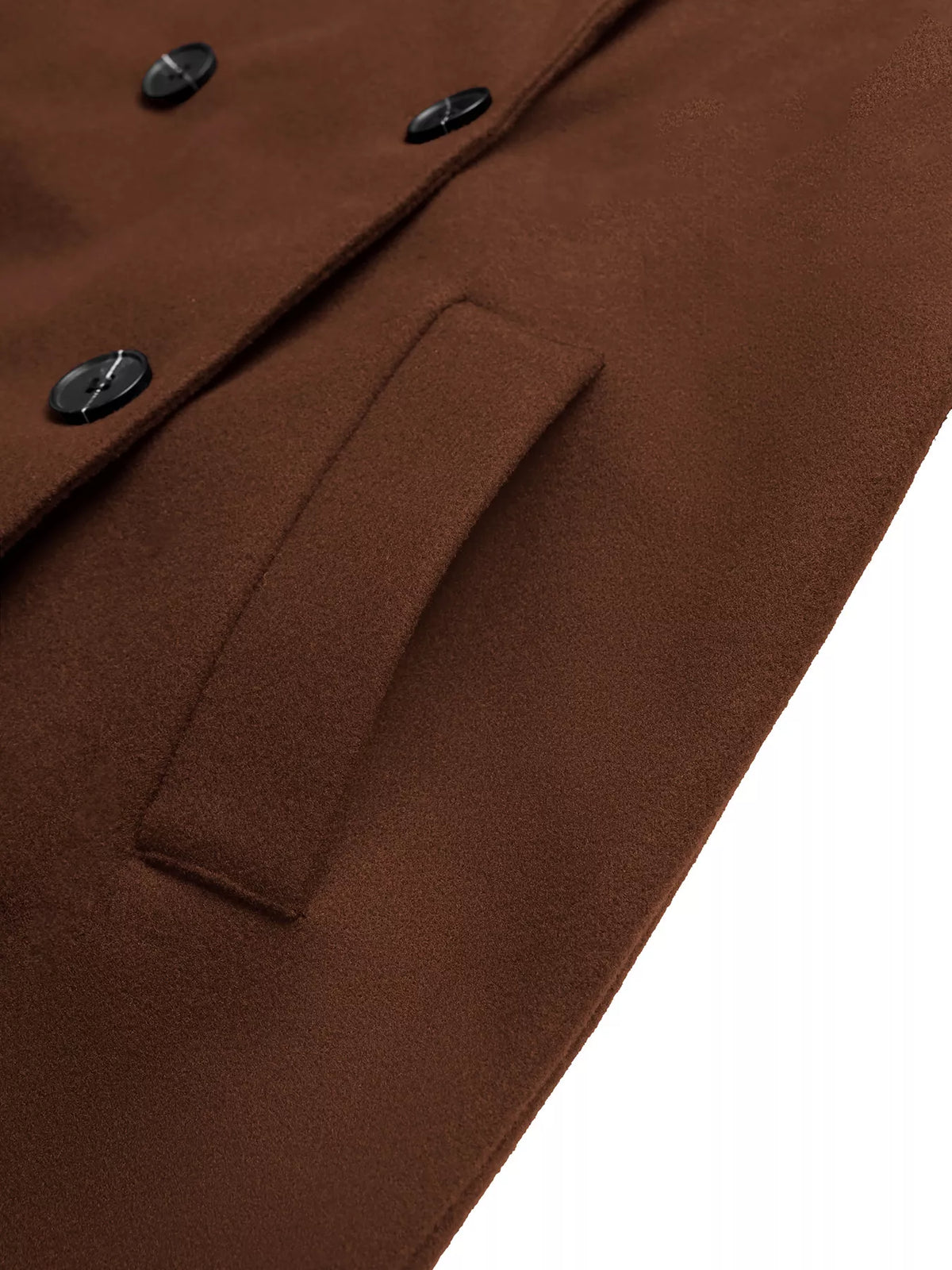 Margot Wool Blend Belted Coat Brown 8