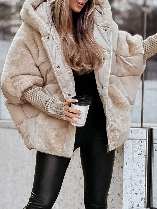 Vintage Faux Leather Jacket Beige 7