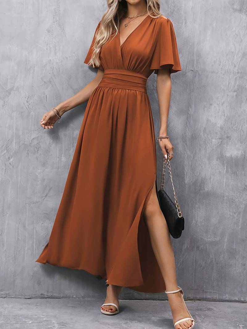 Emilia Ruched Midi Dress Multi 1