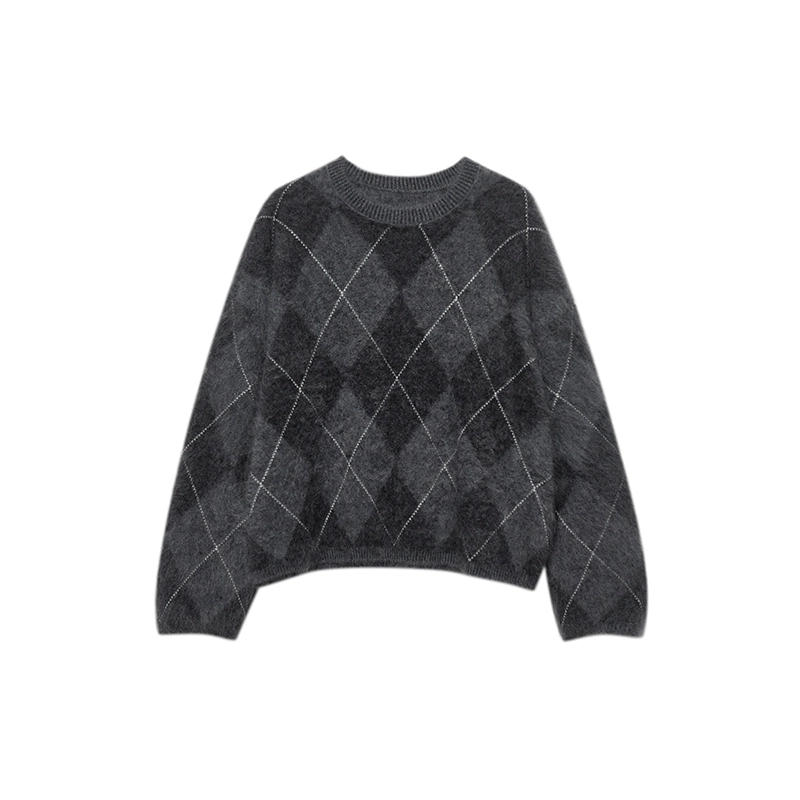 Halcyon Cashmere Diamond Knit Multi 9