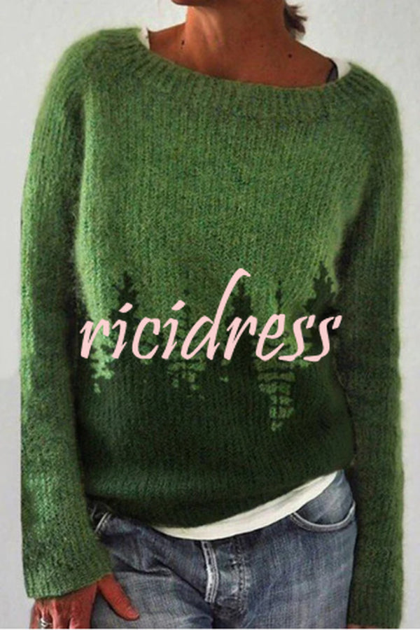 Maia Knit Sweater Blue 4